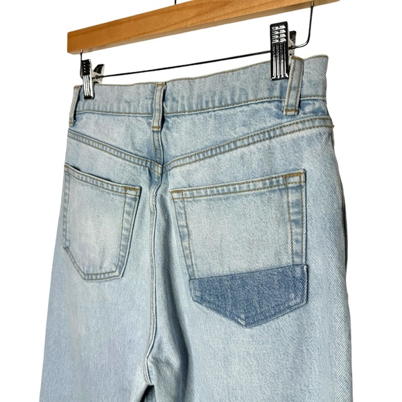 Reformation | Cynthia High Rise Patch Jeans in Tahoe 25 - Picture 7 of 11